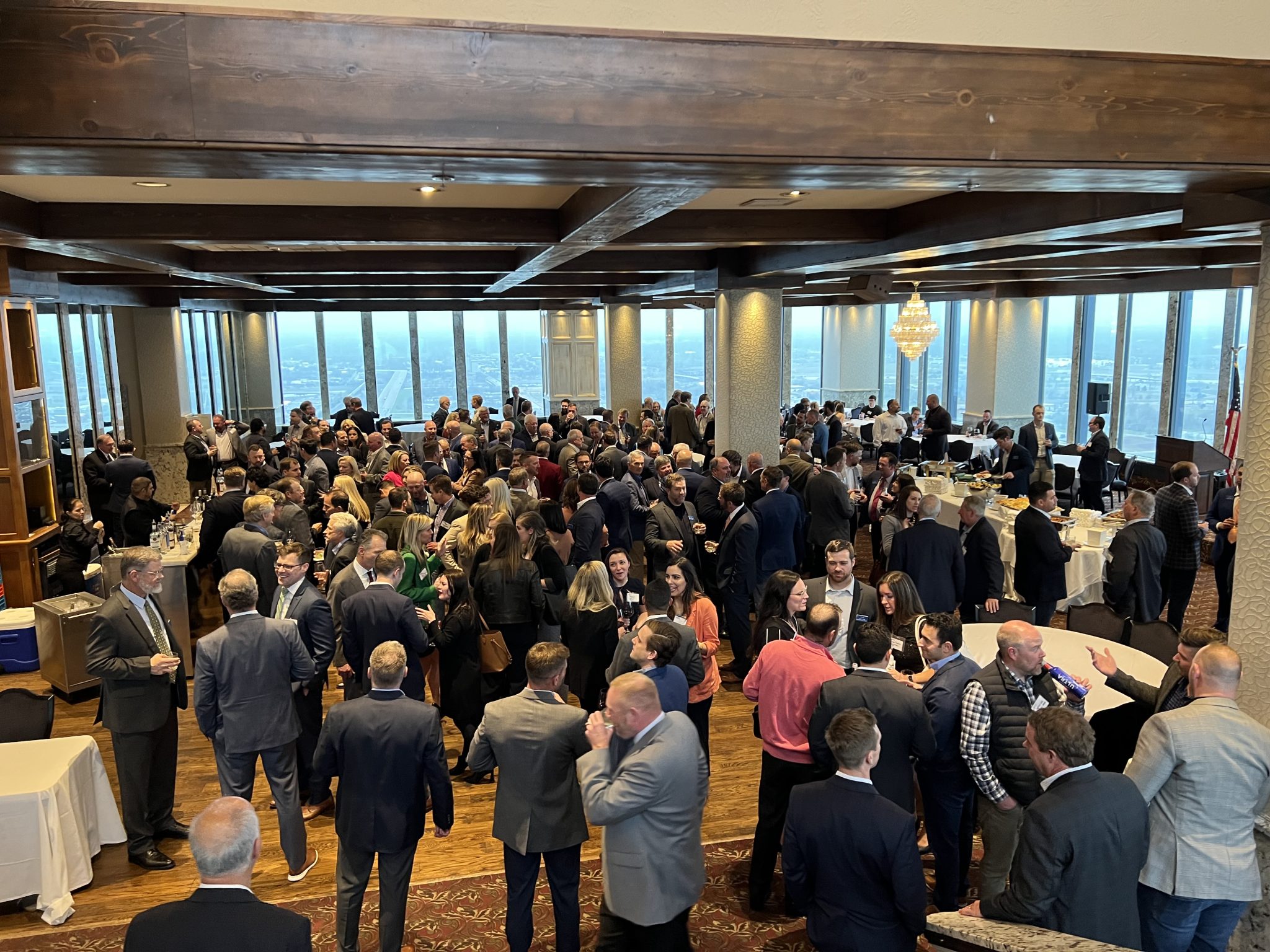 Oklahoma Energy Explorers members networking at the Petroleum Club